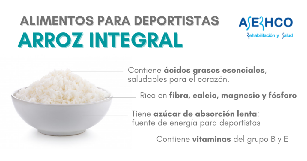 Arroz Integral: Alimentos Para Deportistas | ASERHCO